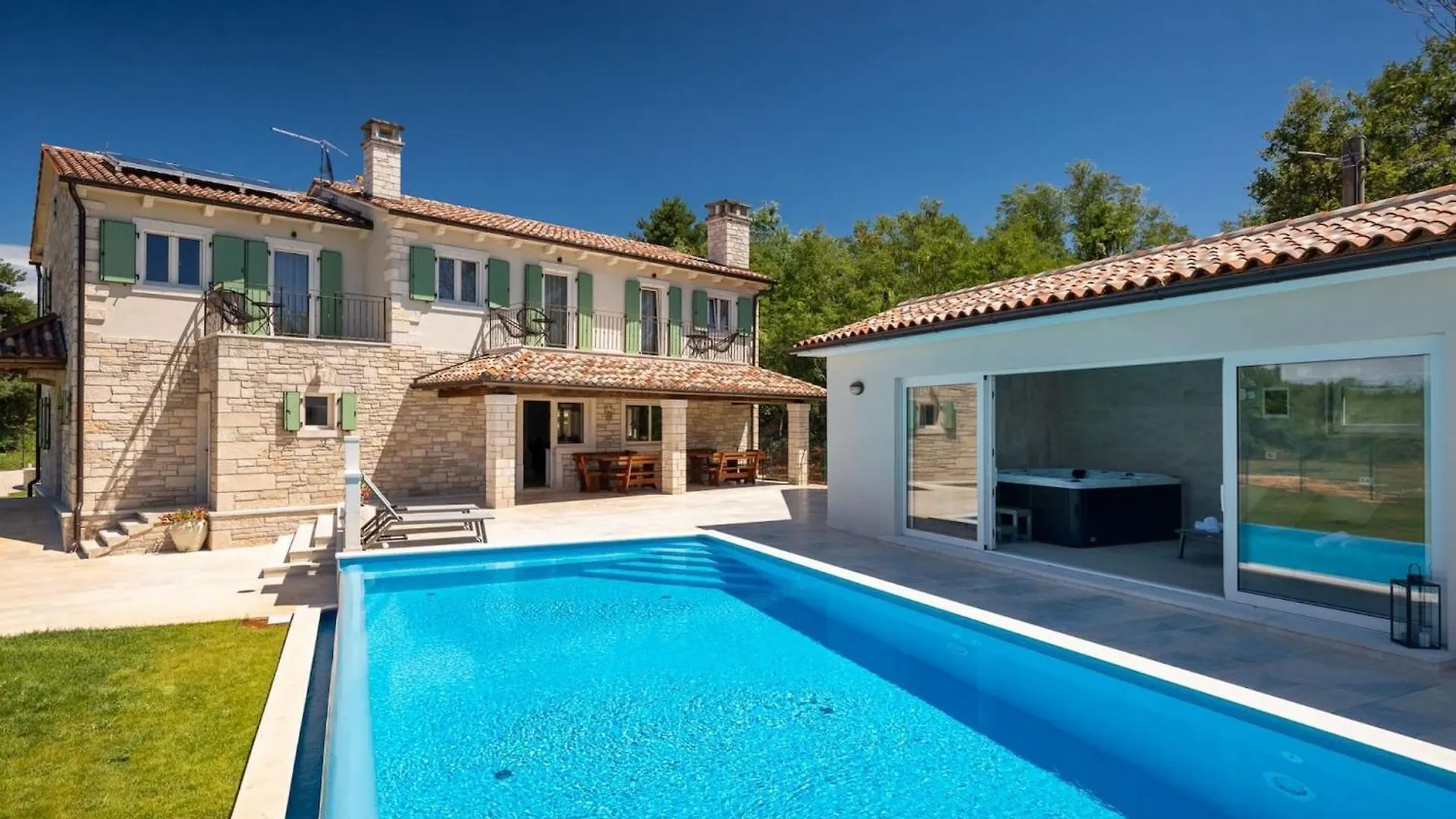Rustic Villa Kave With Wellness In Grožnjan Chorvatsko